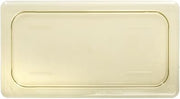Cambro H-Pan 1/3 Size Amber Polysulfone Flat High Heat Food Pan Lid