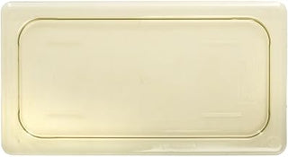 Cambro H-Pan 1/3 Size Amber Polysulfone Flat High Heat Food Pan Lid