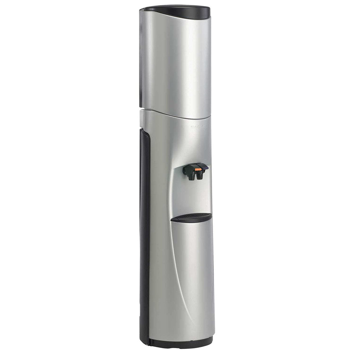 Pacifik Free-Standing Water Cooler Temperature: Hot/Cold by Aquaverve Water Coolers – 5.0 gallons, HDPE, Silver With Black, Model PH101B-54