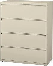 Hirsh Industries B691067 42 in. HL10000 Series Lateral File with 4-Drawer - Putty
