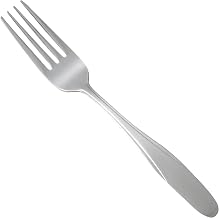 Winco 12-Piece Manhattan Dinner Fork Set, 18-0 Stainless Steel | Dishwasher safe, Heavyweight design for durability, Great for Main Courses or General Dining Use, Entrees, Salads and Pasta