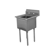 1 Compartment Pot and Dish Sink by Advance Tabco – Stainless Steel, Silver, Model FE-1-1812