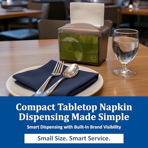 San Jamar 6 / Mini / Black Napkin Holders