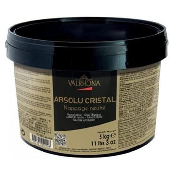 Absolu Cristal Glaze - 1 pail - 11 lb by VALRHONA – 10 cm (W) x 15 cm (L) x 20 cm (H)