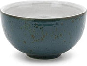 Tuxton Artisan Geode Geode Azure Reactive Natural 17-Ounce Soup Bowl, Case of 24, Blue/White;