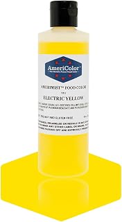 AmeriColor Amerimist AirBrush Food Color (Electric Yellow, 9 oz)