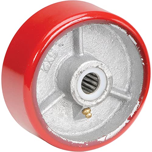 Global Industrial 5" x 2" Polyurethane Wheel by Casters, Wheels & Industrial Handling – 5"L x 2"W x 2"H, Model CW-520-PSRB