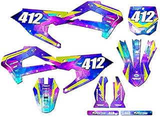 21-25 SR/FWE CX 50 SPACE KADET Galaxy Complete Kit With Rider I.D. Compatible with Cobra | Senge Graphics Inc
