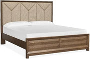 Magnussen Home Callisto Bourbon Brown Queen Upholstered Panel Bed