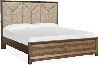 Magnussen Home Callisto Bourbon Brown Queen Upholstered Panel Bed