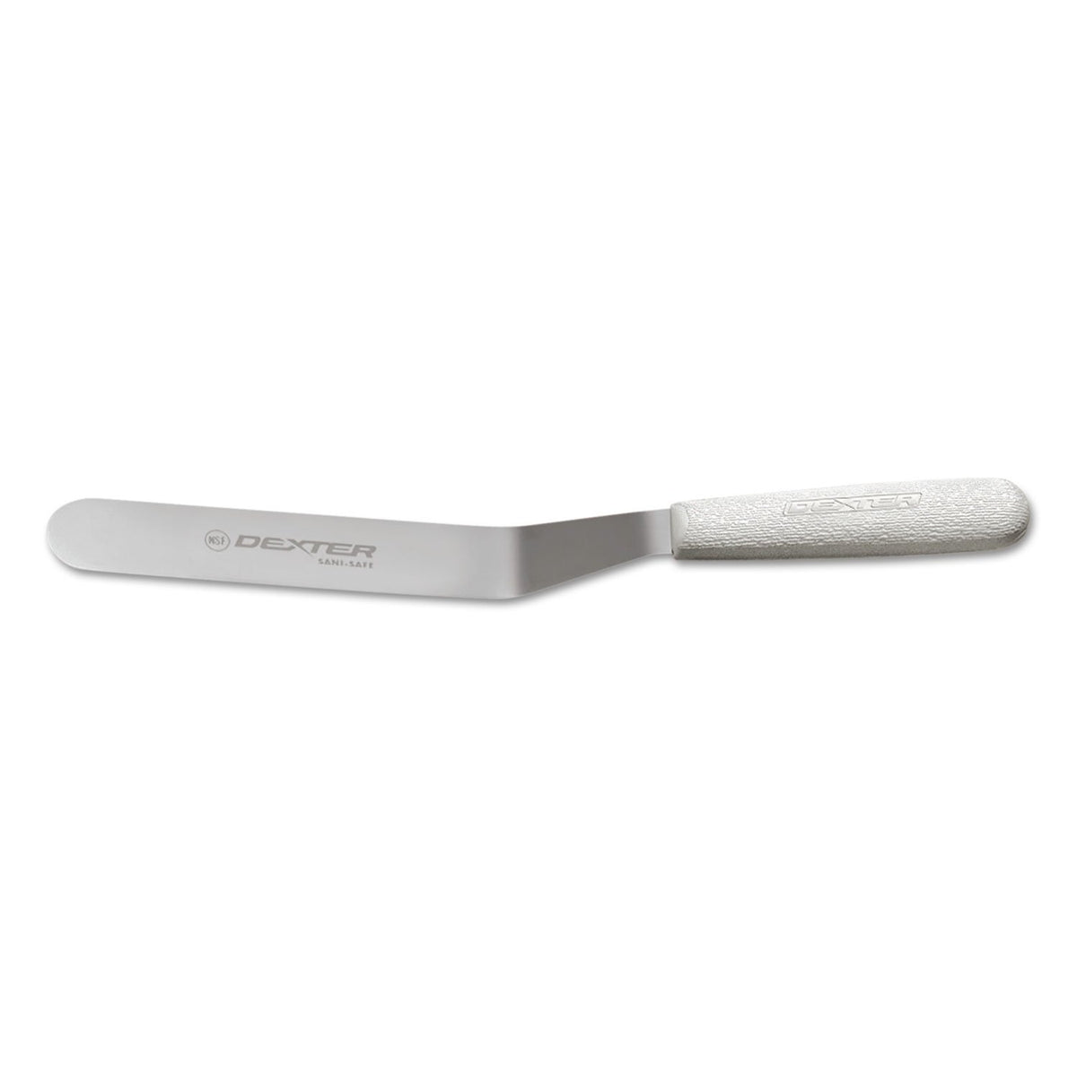 Russell Sani-Safe 5" Offset Spatula by Dexter – 5", Plastic, Silver, Model S284-5B