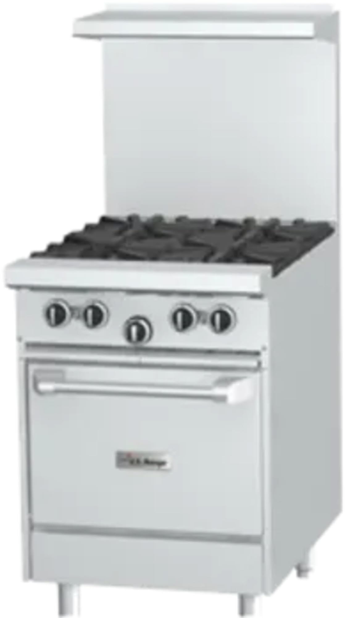 U Series 24" Gas Restaurant Range with (2) by Garland – 24 inches, Stainless Steel, Stainless-Steel, Model U24-2G12L