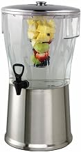 Beverage Dispenser with Infuser by Service Ideas – 5 Gallon, 5.0 gallons, Stainless Steel, Brushed, Model CBDRT5SS