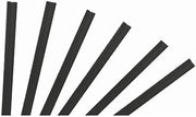 Black Paper Twist Ties - 4"L x 5/32"W, 2000 per Box