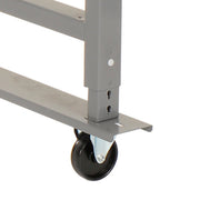 Adjustable Height Mobile Workbench by Global Industrial – 36"L x 72"W x 4.5"H, Steel, Gray, Model 601427A