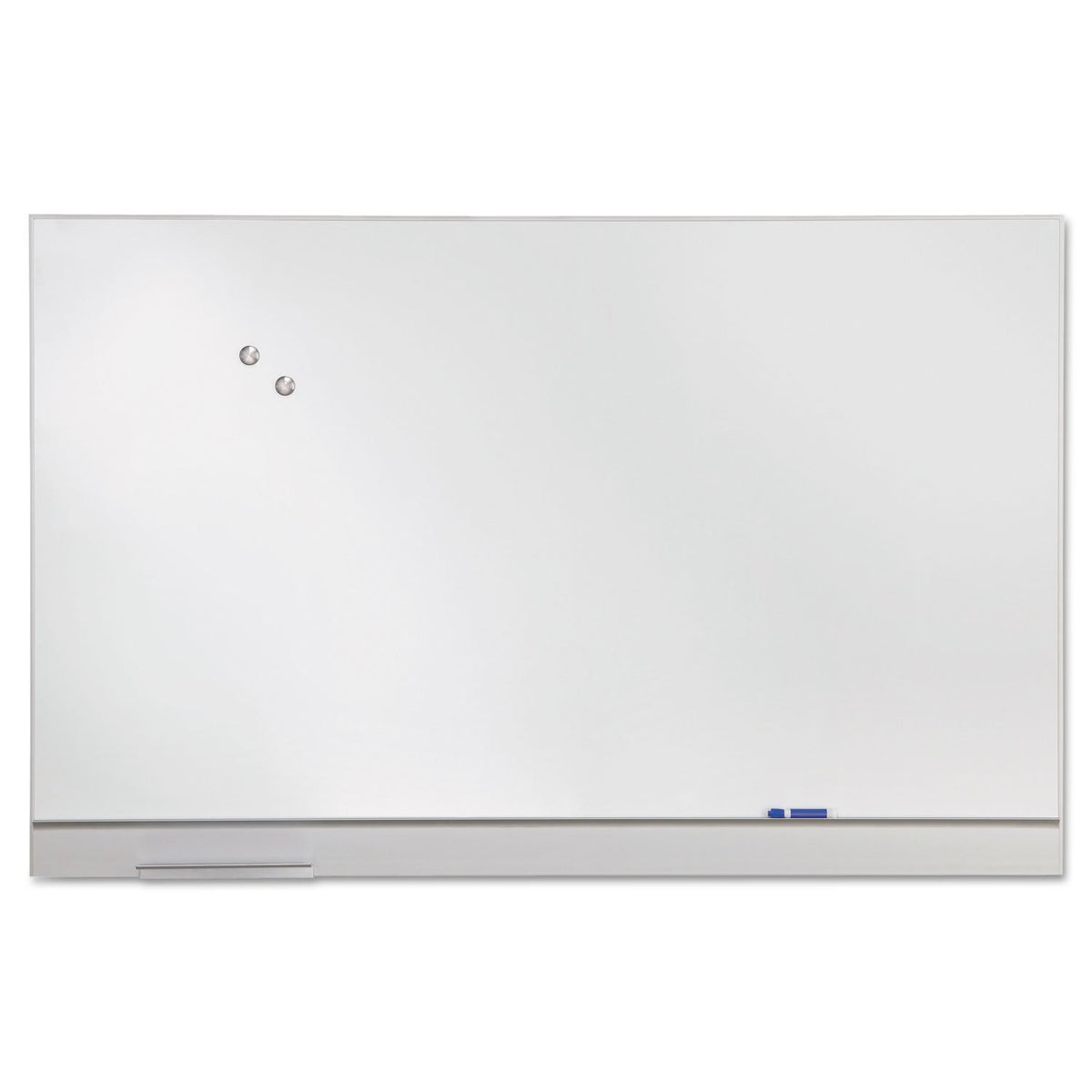 Iceberg Aluminum / 72"W x 46"H / Industrial Dry Erase Boards