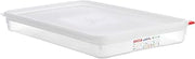 Araven Airtight Container, Food Pan with Lid for Storage in Kitchen and Restaurant, Full Size 2.5" Deep, 1 Count, Clear