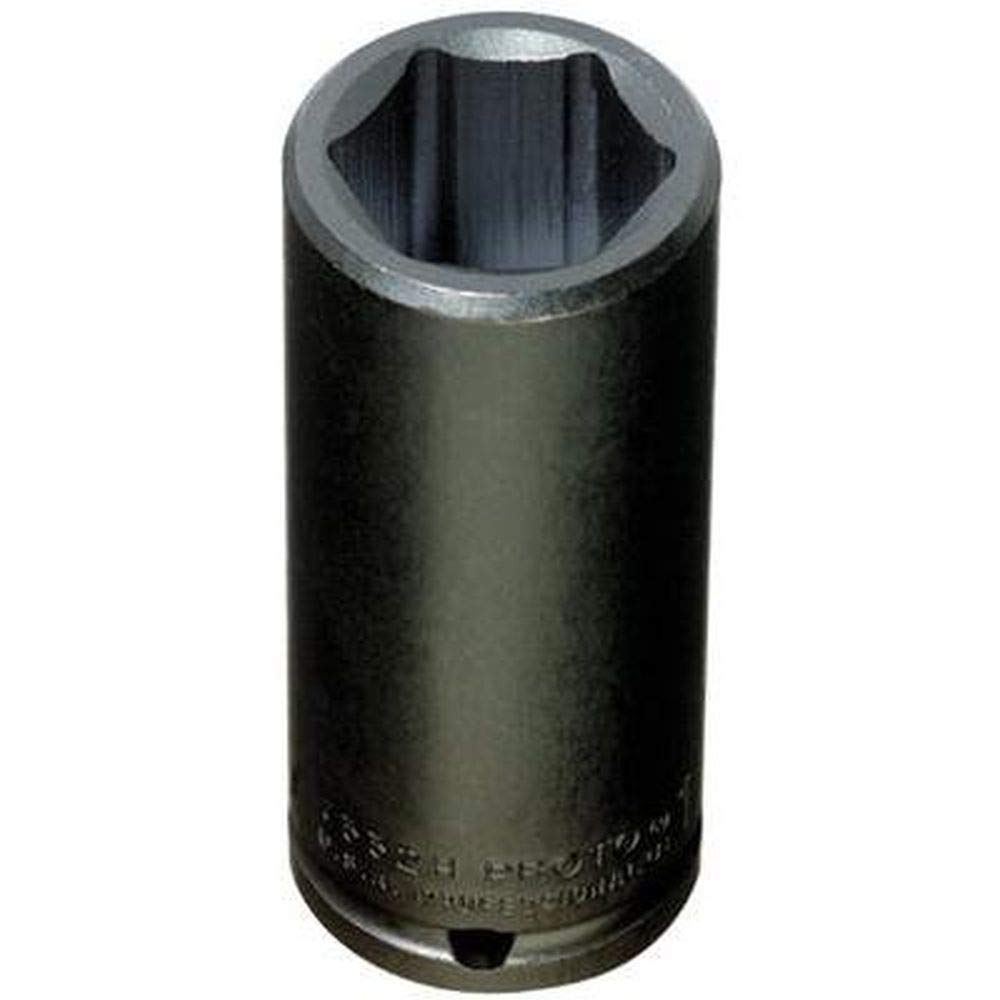 Stanley 6 Point 1/2" Drive Impact Socket by Proto – 9/16", Alloy Steel, Factory, Model J7318H