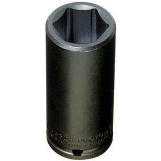 Stanley 6 Point 1/2" Drive Impact Socket by Proto – 9/16", Alloy Steel, Factory, Model J7318H