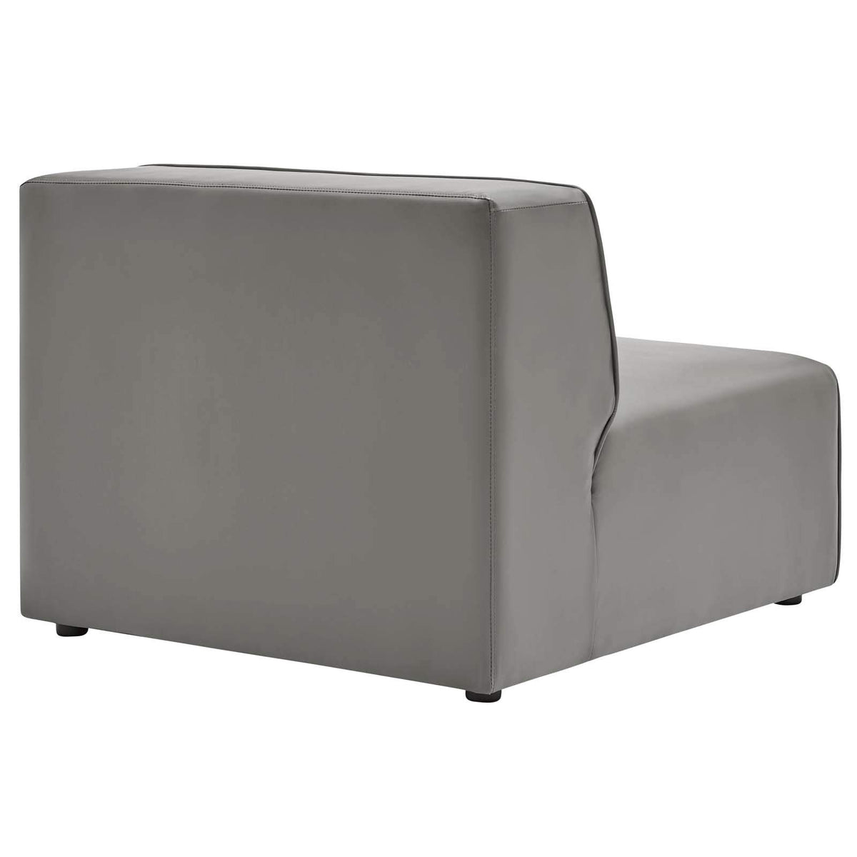 Modway Grey / Armless Chair / Contemporary Sofas & Couches