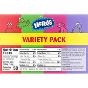 Nerds 1.65 Ounce (Pack of 6) / Dual Variety Grape & Strawberry, Watermelon & Cherry (6 Count) / Assorted Hard Candy