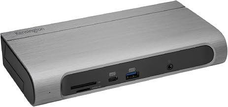 Kensington SD5600T Thunderbolt 3 & USB-C Dual 4K Hybrid Docking Station 6 USB-A, 2 HDMI, 2 DP, 1 MicroSD, 1 SD and 1 Ethernet Port K34009JP