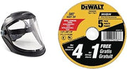 Jackson Safety Lightweight MAXVIEW Premium Face Shield with 370 Speed Dial Ratcheting Headgear
