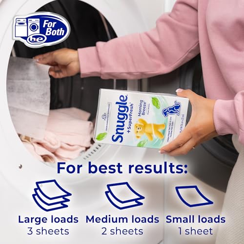 Snuggle No Artificial Color / 105 Count (Pack of 1) / Original Dryer Sheets