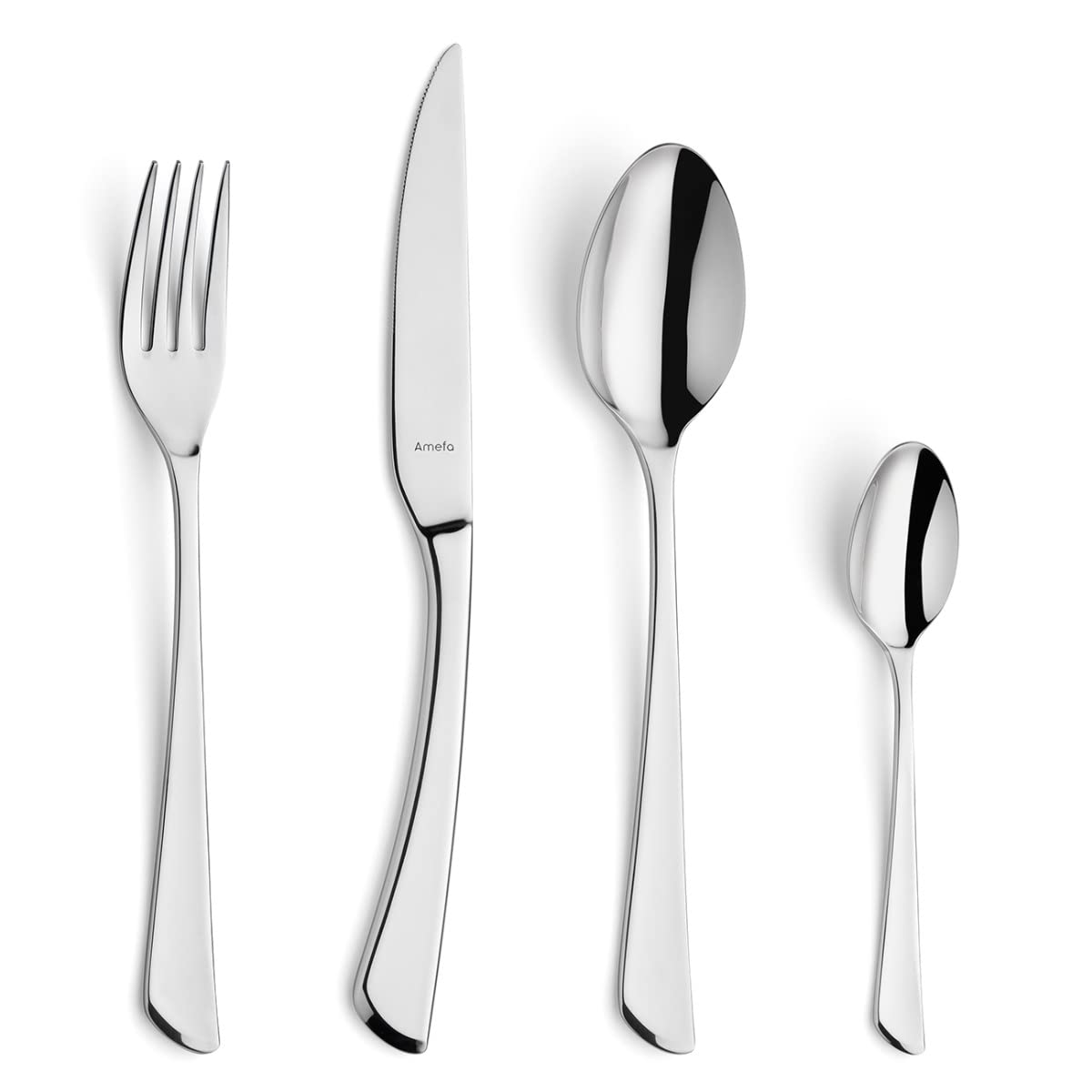 Juno 1029415 Best Set 24 Degrees by Amefa – 24 delig, Polycarbonate, Silver, Model 142000B310C40