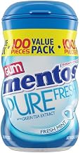 Mentos Pure Fresh Extra Large Freshmint Sugar Free Gum - 100 per pack - 36 packs per case