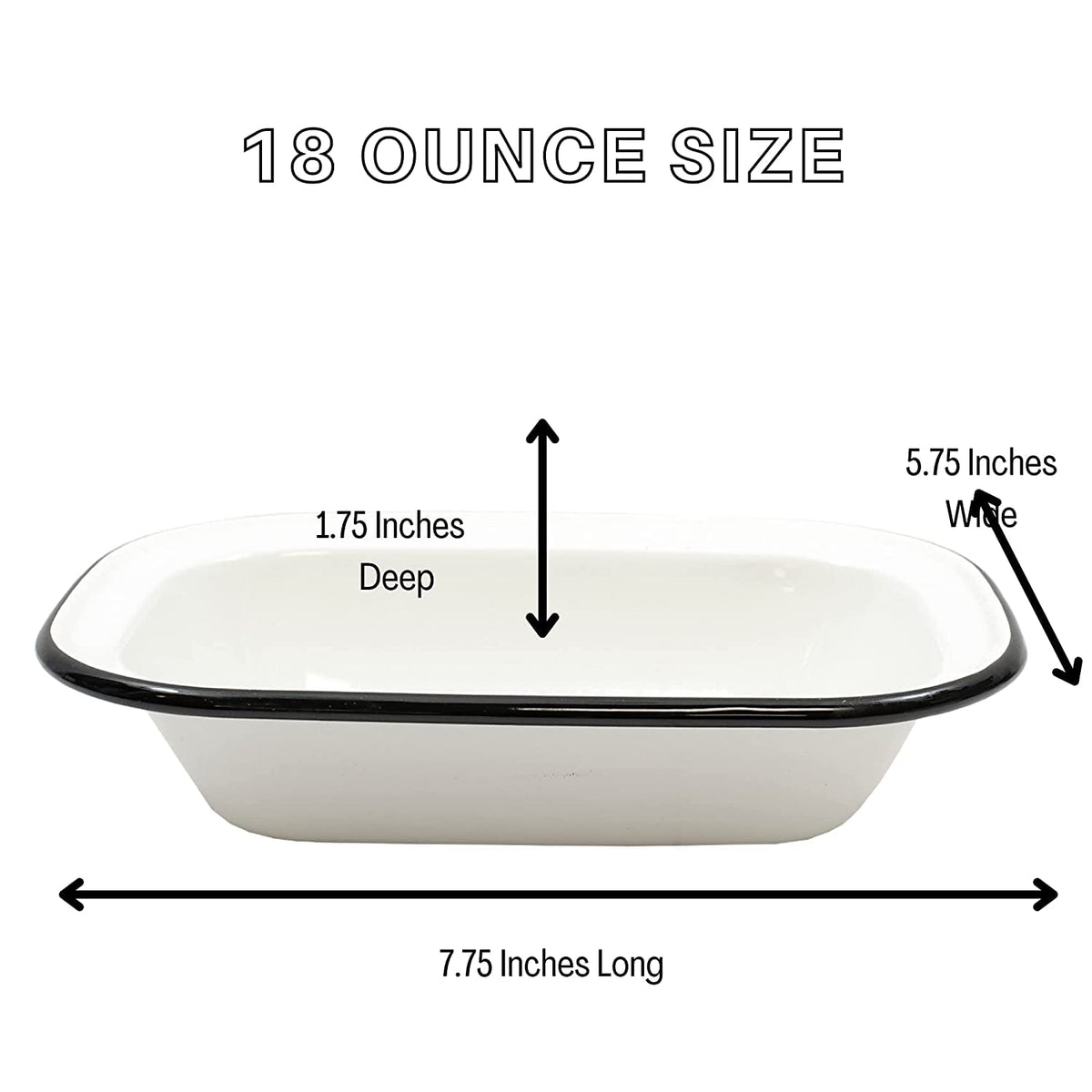 Tablecraft 4 / 7.75" L x 5.75" W x 1.75" H / Serving Pan 7.75 by 5.75, 1.75 Deep Roasting Pans