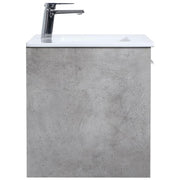 Elegant Decor 30" - Single / Brushed Nickel,gray,grey / Modern Bathroom Vanities