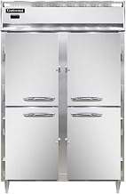 DL2W-SS-PT-HD Designer Line Two Section Pass-Thru Heated Cabinet, Full Stainless & Half-Height Doors