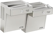 Elkay ADA GreenSpec High Efficiency Water Cooler, 2 Station, Stainless, VR Bubbler, VRCGRNTL8C