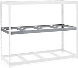 Global Industrial Additional Level For Wide Span Rack 96"Wx36"D No Deck 1100 Lb Capacity, Gray