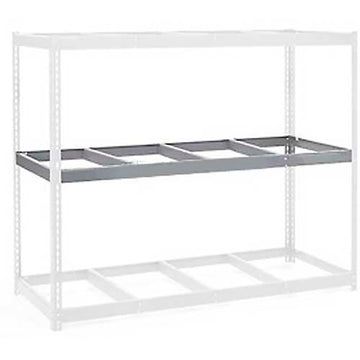 Additional Level For Wide Span Rack 96x48 No Deck 800 Lb Capacity by Global Industrial – No Deck, Gray, Model 716264