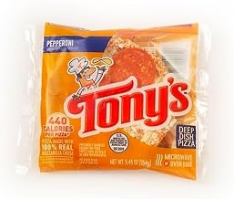 Schwans Tonys Pepperoni Par Baked Pizza, 6.25 Ounce -- 24 per case.