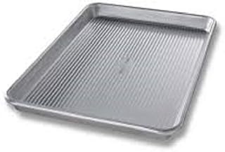 USA Pan Bakeware Nonstick Jelly Roll Pan With Lid, White