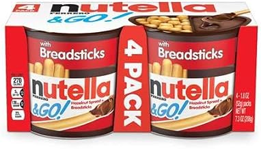 Nutella and Go Hazelnut Spread, 7.3 Ounce - 4 per pack -- 6 packs per case.
