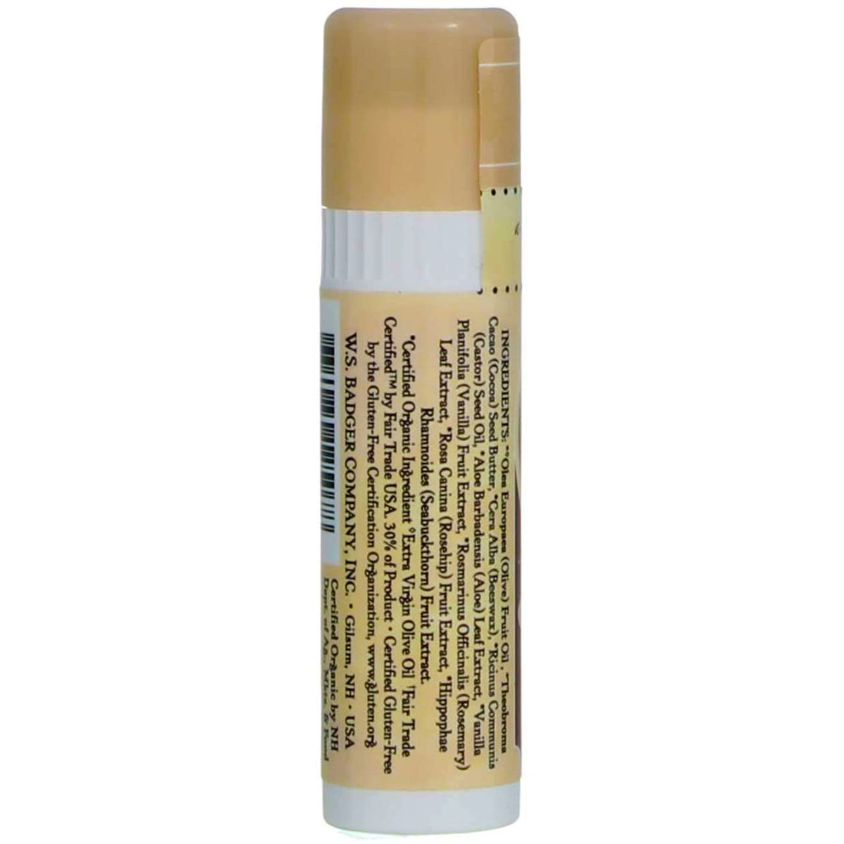 Cocoa Butter Lip Balm-Vanilla Bean by Badger – 2 Count (Pack of 1), A1087, Pack of 2, Model XA-048B