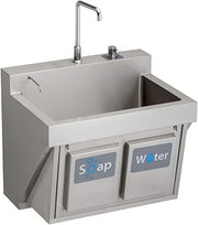 Elkay EWSF13026KWSC Commercial 30" x 23" Wall Mount single Bowl Surgeon Scrub Sink Kit