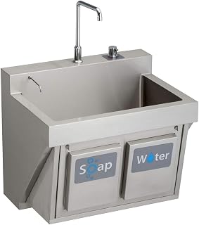 Elkay EWSF13026KWSC Commercial 30" x 23" Wall Mount single Bowl Surgeon Scrub Sink Kit