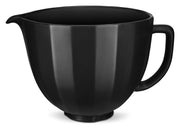 5Q Black Shell Ceramic Bowl by KitchenAid – 5 Quart, Ceramic, Black Shell, Model KSM2CB5PBS