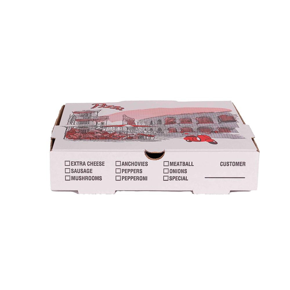 KITCH24/7 White / 12 x 12 x 2 / 85.0 ounces Pizza Boxes