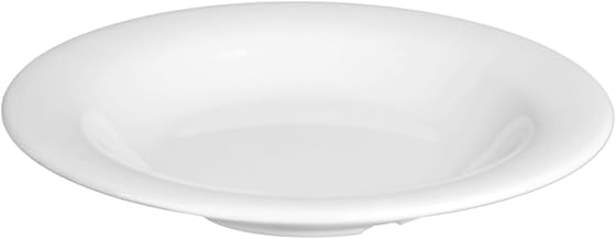 Thunder Group Color white melamine dinnerware collection 9.25 inch salad bowl - 13 oz, comes in dozen