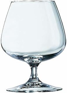 Arcoroc Degustation Series Cognac Glass without Graduation, 250 ml, Without Filling Indicator, 6