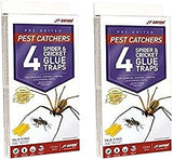 JT Eaton J T Eaton 844 Pest Catchers Large Spider and Cricket Size Attractant Scented Glue Trap, 8 Traps