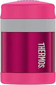 Thermos Stainless Steel Vacumm Insulated 10 Ounce Food Jar with Spoon, Pink