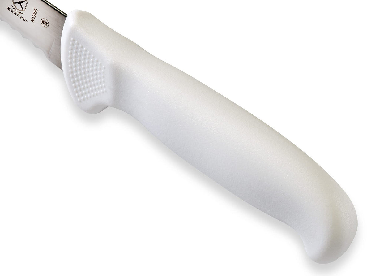 Mercer Culinary 5" / White / Wavy Edge Utility Knife 5 Inch Boning Knives