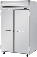 Beverage Air Horizon Top Mount Commercial Freezer, LED Lighting, door locks included, Made in USA, HF2HC-1S (2) solid doors